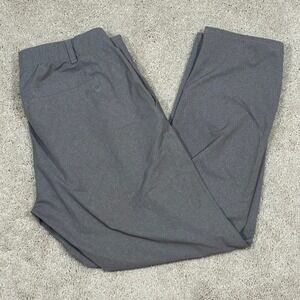 Under Armour Mens Gray Golf Pants HeatGear Loose Fit 36/34 Trousers Fit Smaller